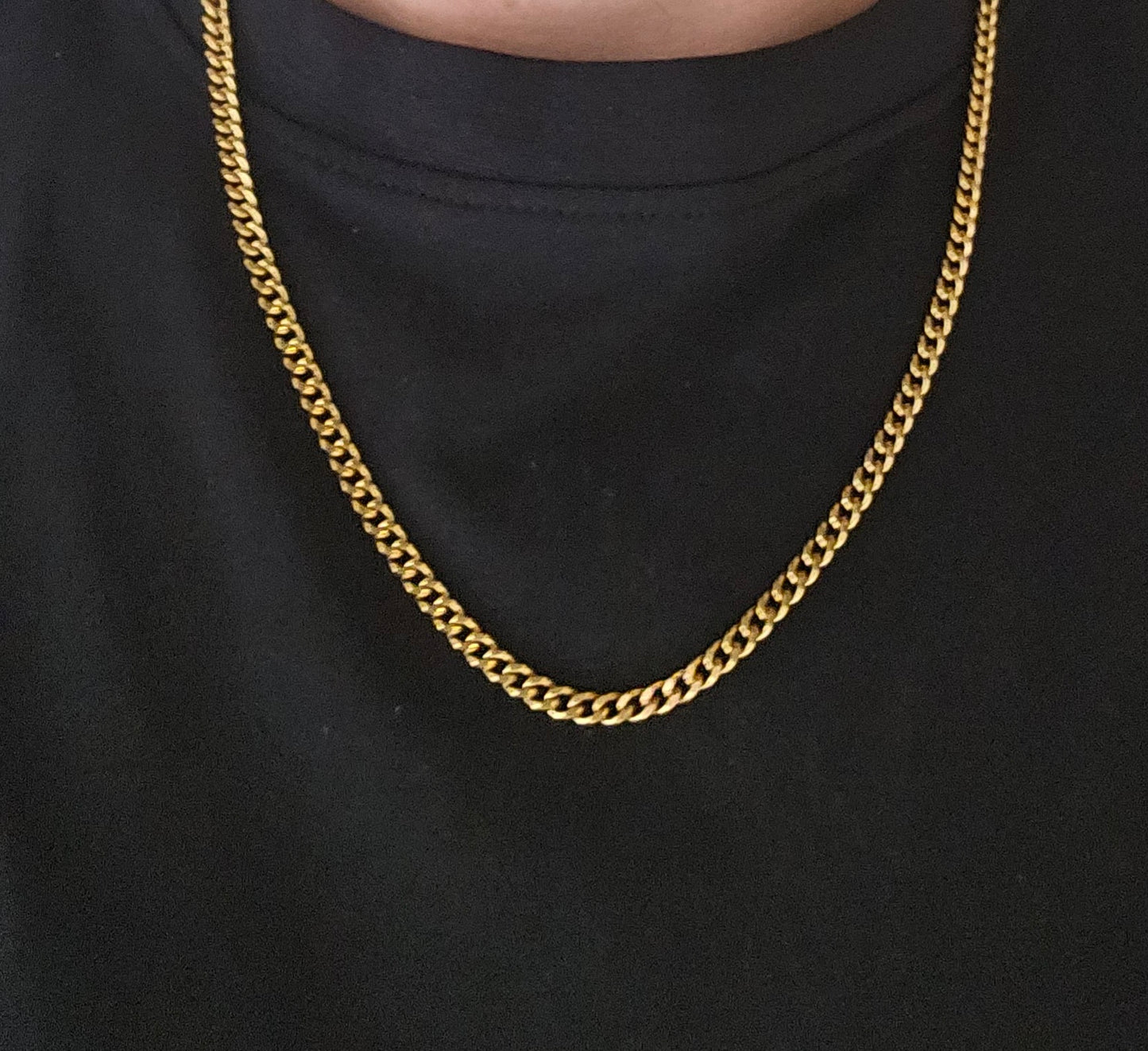 Cuban 4mm Chain Gold