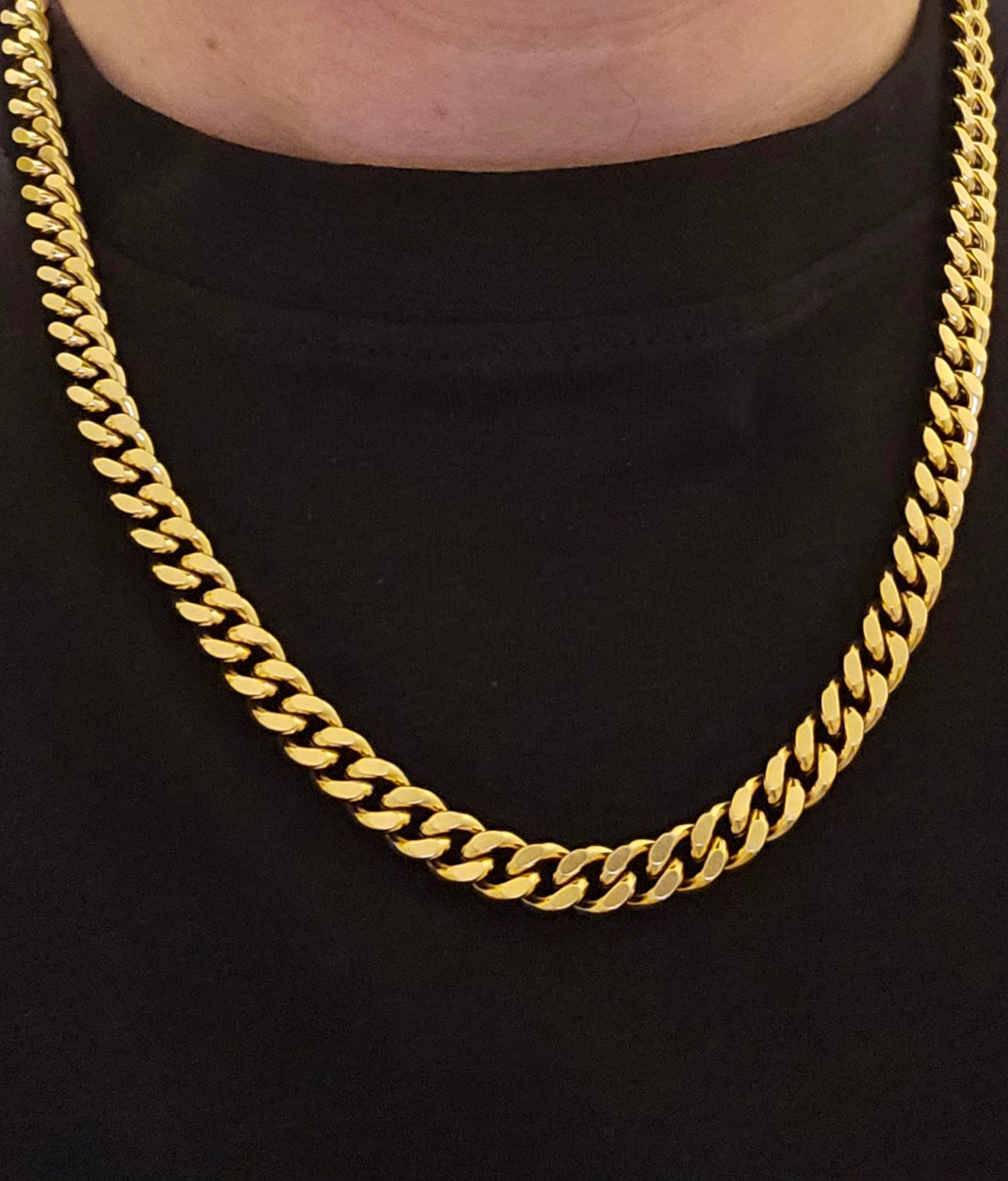 Cuban 8mm Chain Gold