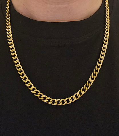 Cuban 6mm Chain Gold